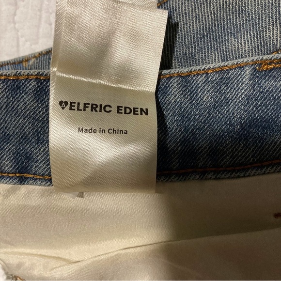 Aelfric Eden Flower Super Baggy Wide Leg Jeans | Size 34 (US 14) - Picture 13 of 16
